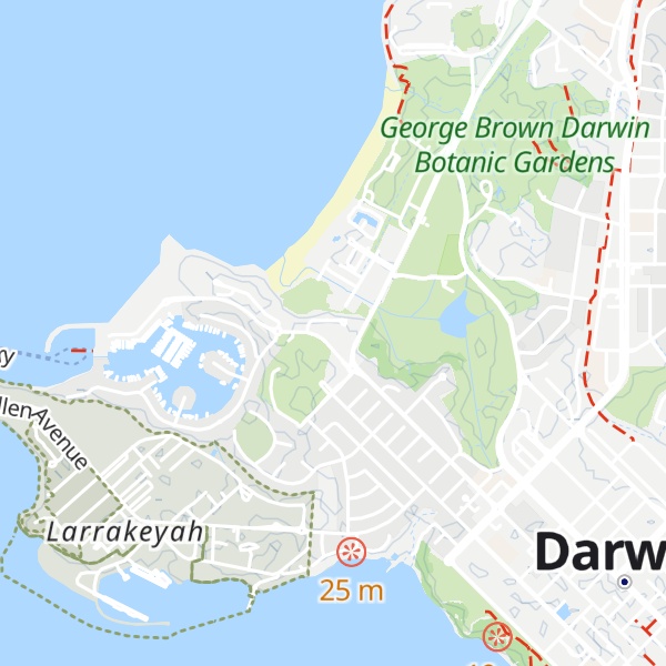 Map of Gilruth Neck