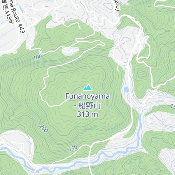 Map of Funanoyama - 船野山
