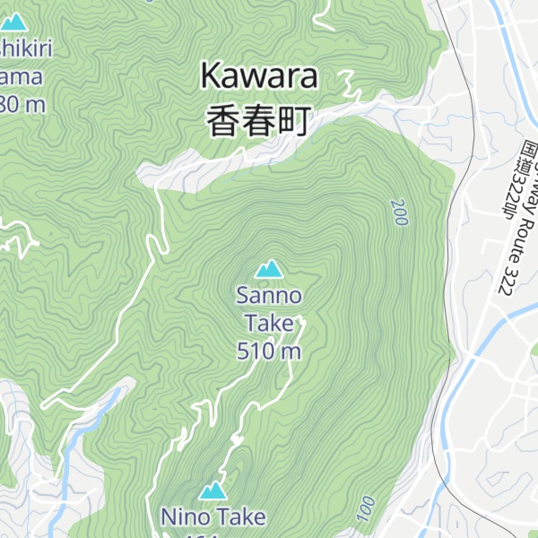 Map of Sanno Take