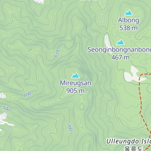 Map of Mireugsan