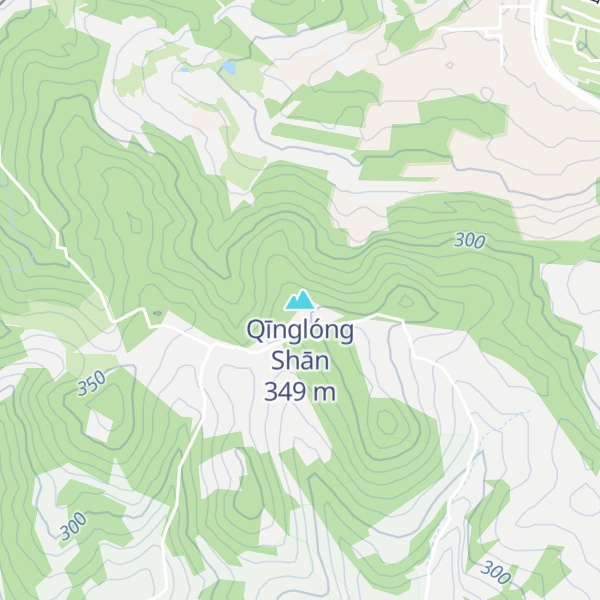 Map of Qīnglóng Shān