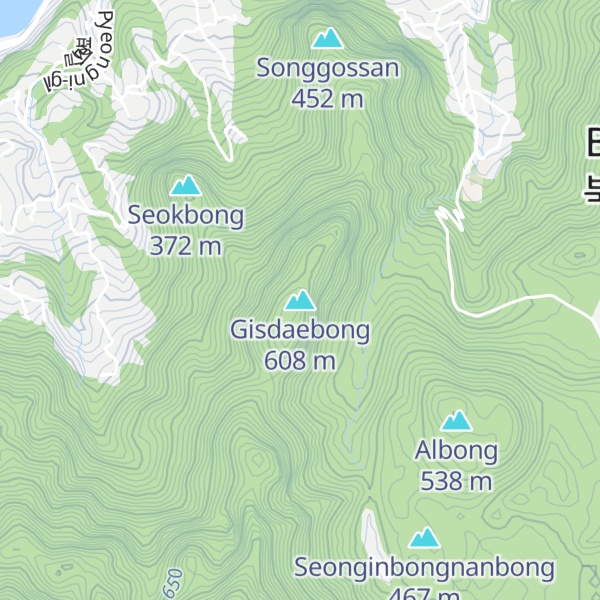 Map of Gisdaebong
