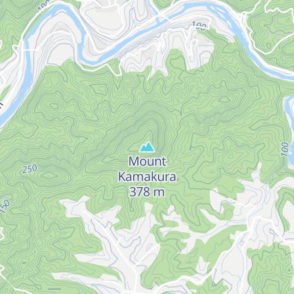 Map of Mount Kamakura