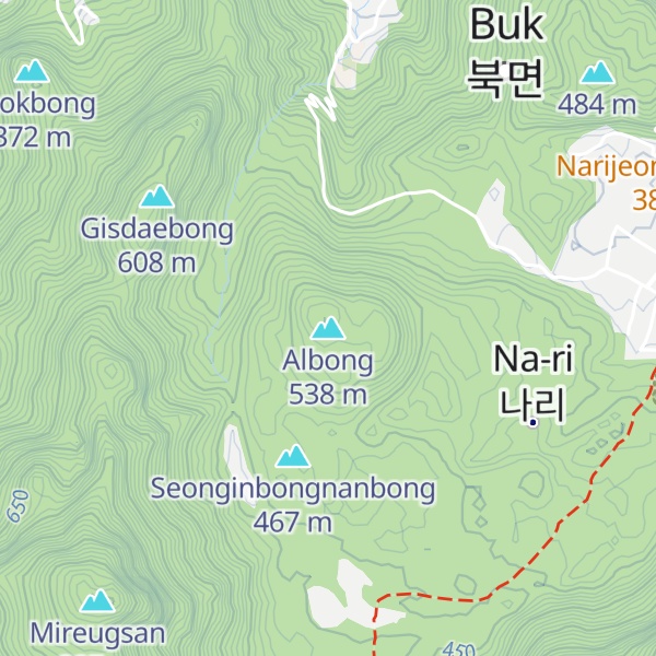 Map of Albong