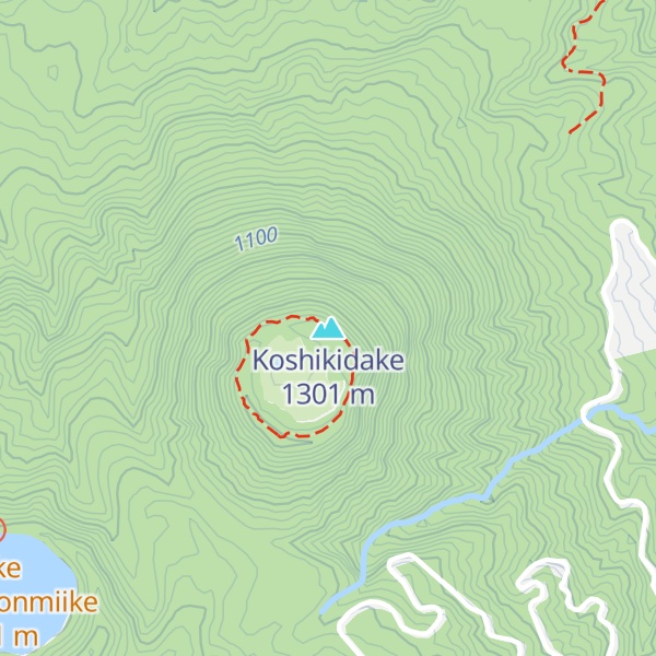 Map of Koshikidake