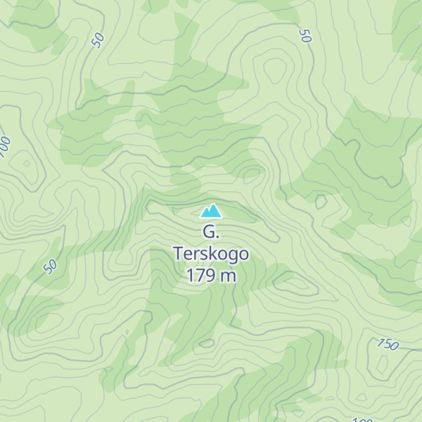 Map of G. Terskogo