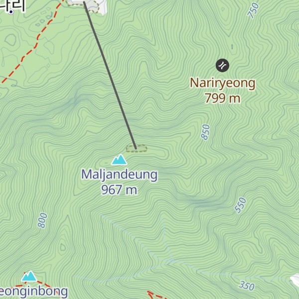Map of Ceondusan