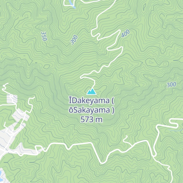 Map of ĪDakeyama ( ōSakayama )