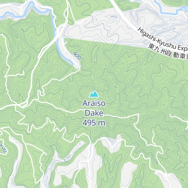 Map of Araiso Dake