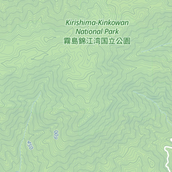 Map of Mt. Inao