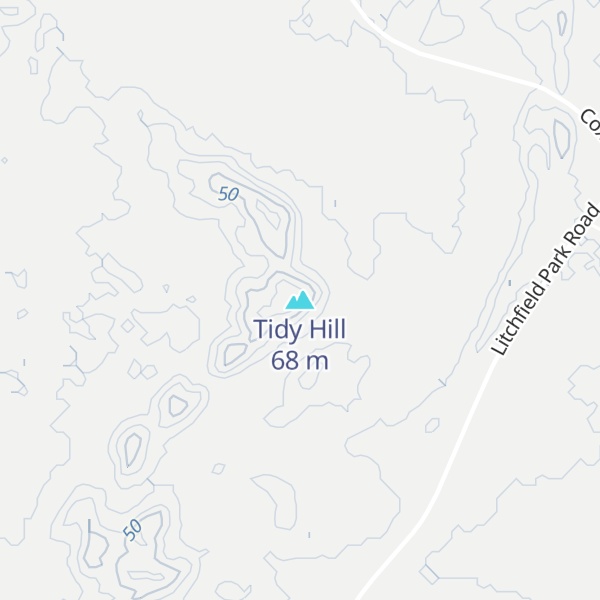 Map of Tidy Hill
