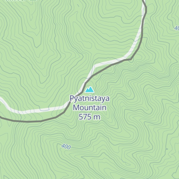 Map of Pyatnistaya Mountain