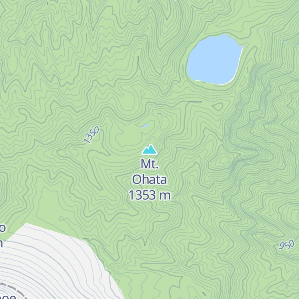 Map of Mt. Ohata