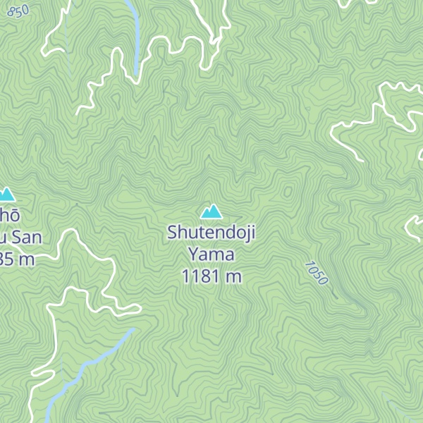 Map of Shutendoji Yama
