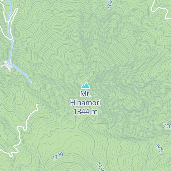 Map of Mt. Hinamori