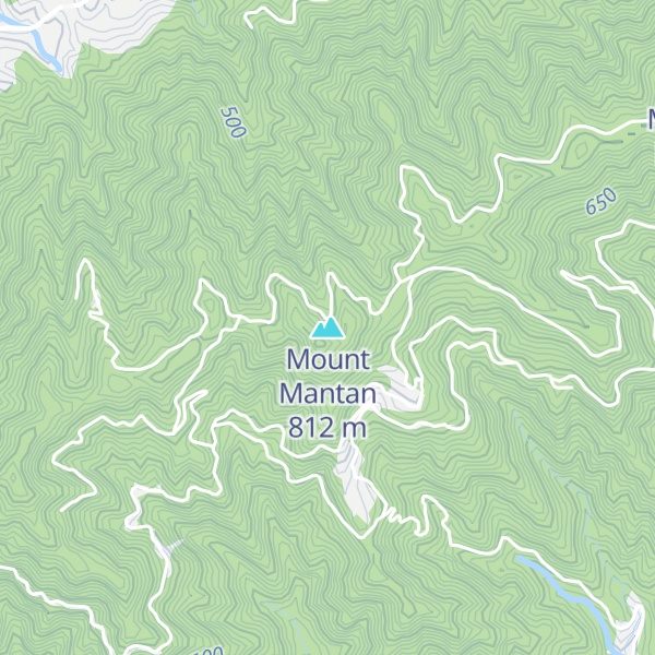 Map of Mount Mantan
