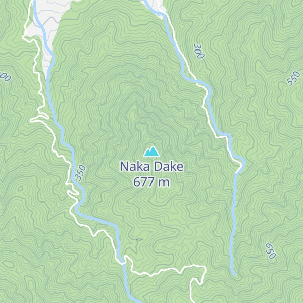 Map of Naka Dake