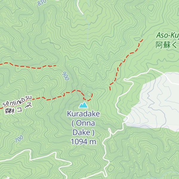 Map of Kuradake