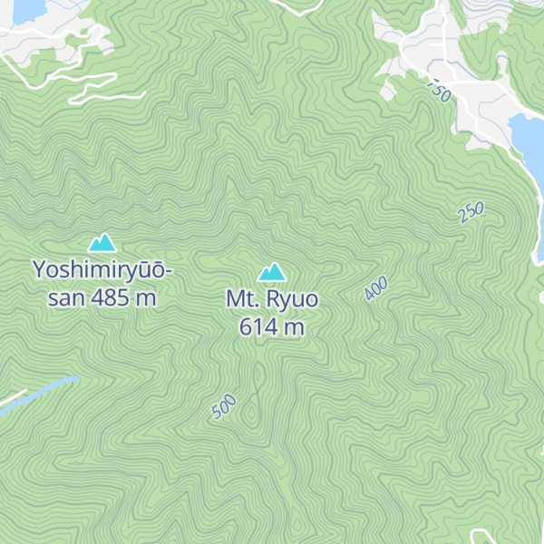 Map of Mt. Ryuo
