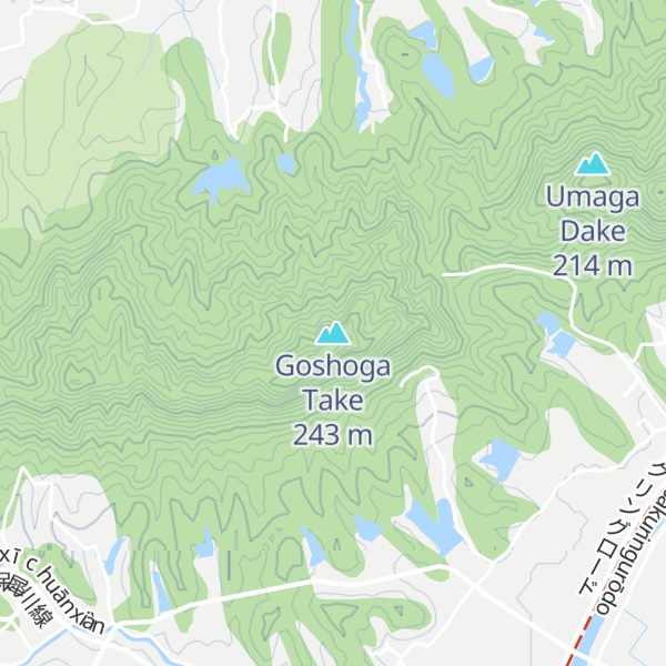 Map of Goshoga Take