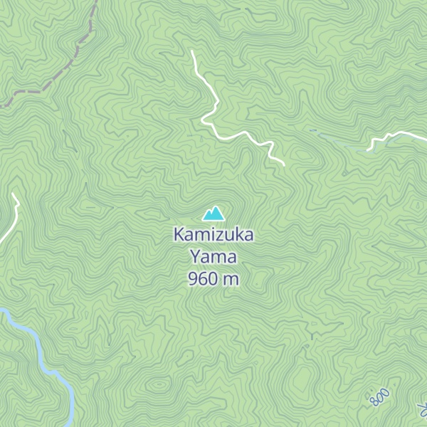 Map of Kamizuka Yama