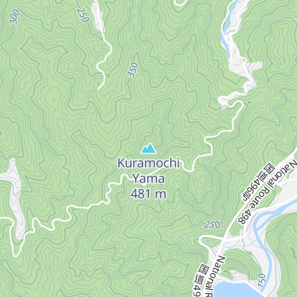 Map of Kuramochi Yama