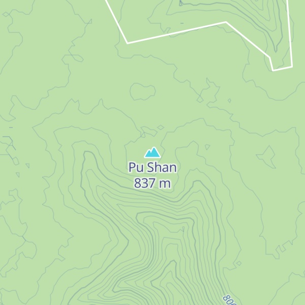 Map of Pu Shan