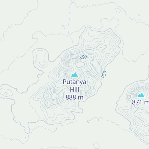 Map of Putanya Hill