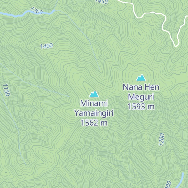 Map of Minami Yamaingiri