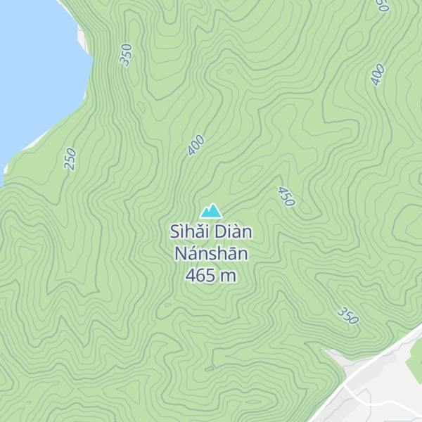Map of Sìhǎi Diàn Nánshān