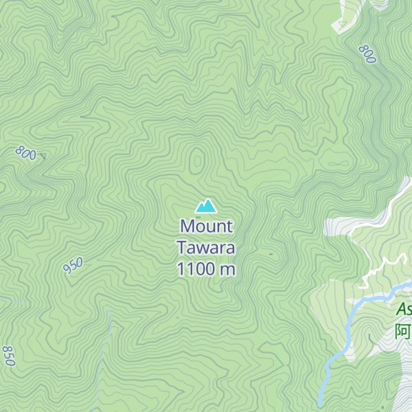 Map of Mount Tawara