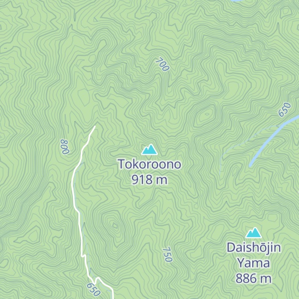 Map of Tokoroono