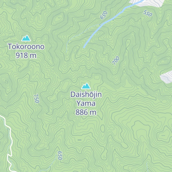 Map of Daishōjin Yama
