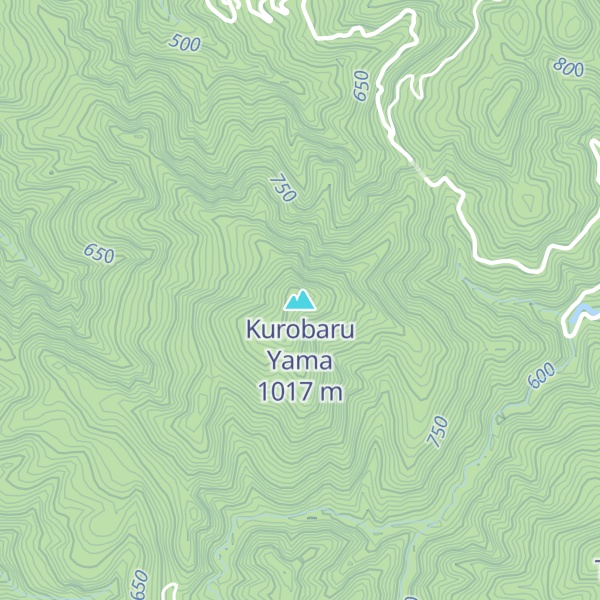 Map of Kurobaru Yama