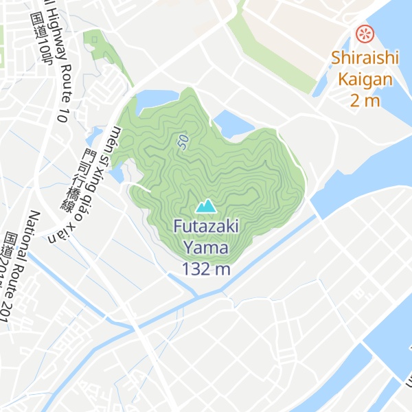 Map of Futazaki Yama