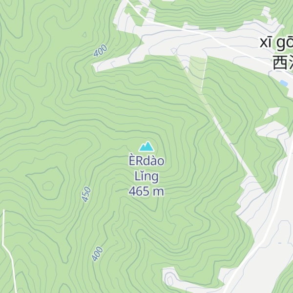 Map of ÈRdào Lǐng