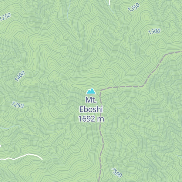 Map of Mt. Eboshi