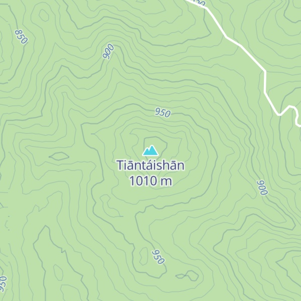 Map of Tiāntáishān