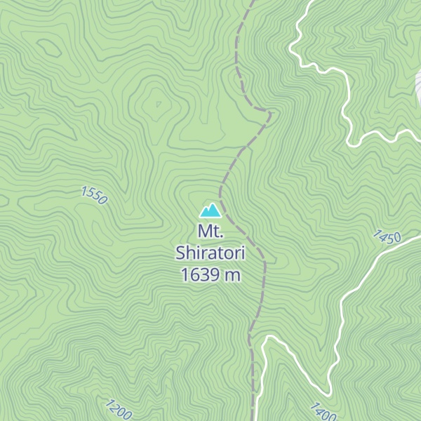 Map of Mt. Shiratori