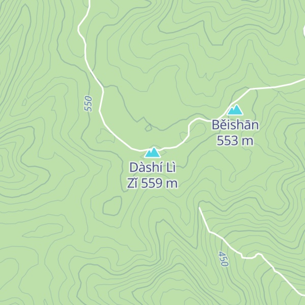 Map of Dàshí Lì Zǐ