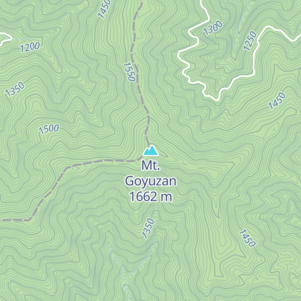 Map of Mt. Goyuzan