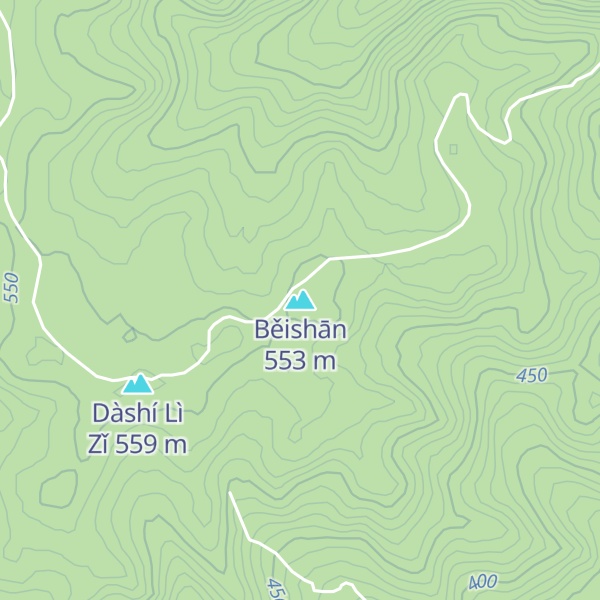 Map of Běishān