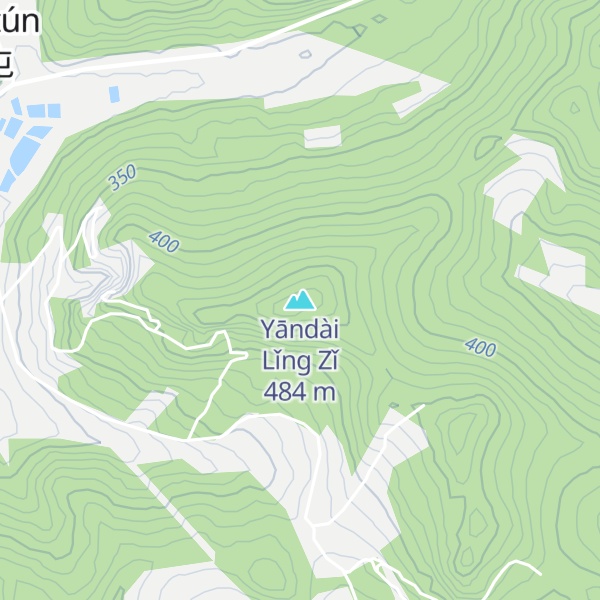 Map of Yāndài Lǐng Zǐ