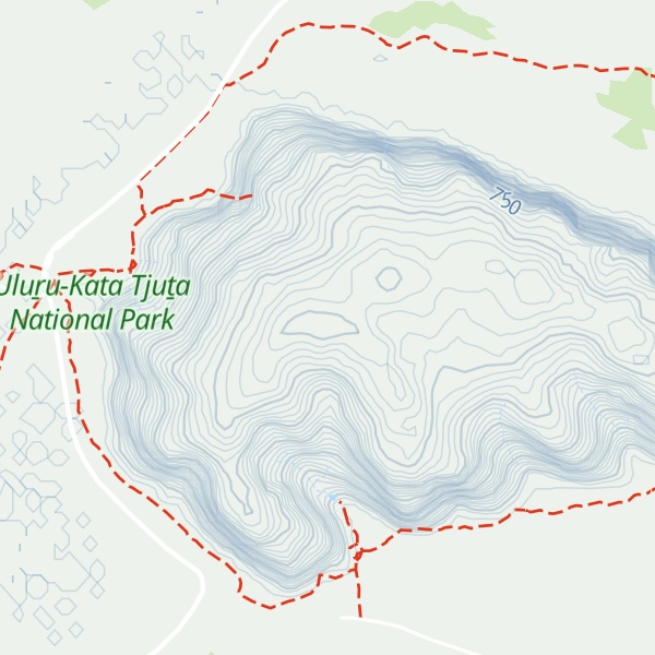 Map of Uluru