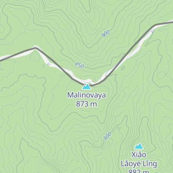 Map of Malinovaya
