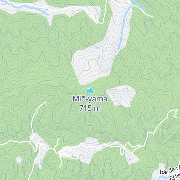 Map of Miō-yama