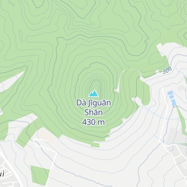 Map of Dà Jīguān Shān