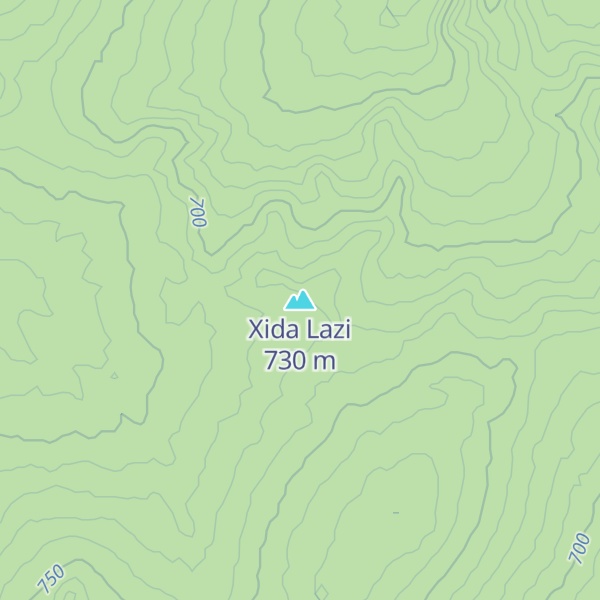 Map of Xida Lazi