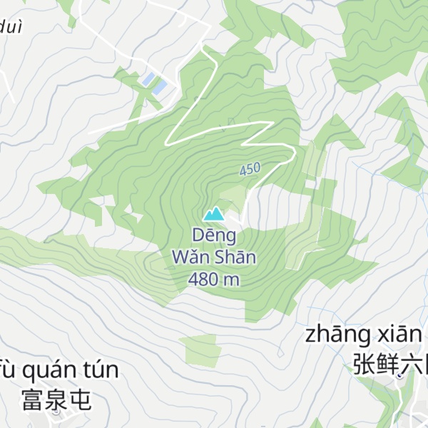 Map of Dēng Wǎn Shān