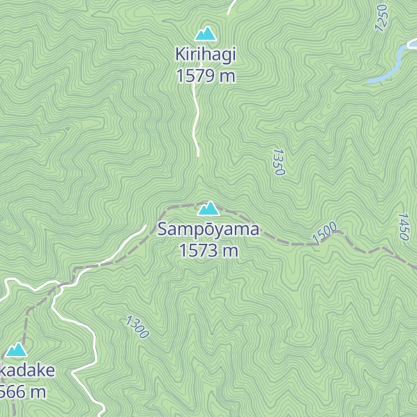 Map of Sampōyama